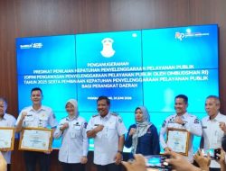 Tiga Unit Pelayanan Publik Pangkalpinang Raih Penghargaan Ombudsman RI