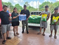 Sembahyang Rebut di Kelapa Kampit, PT TIMAH Salurkan 1 Ton Beras untuk warga