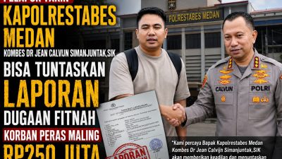 Dituding Peras Maling Rp250 Juta, Persadaan Bantah dan Yakin Kapolrestabes Medan Berikan Keadilan 