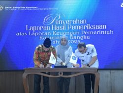 Lagi, Pemkab Bangka Raih Opini WTP dari BPK