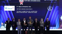 Perkuat Tata Kelola Perusahaan, PT TIMAH Raih Dua Penghargaan TOP GRC Awards 2026