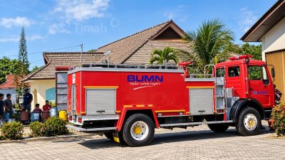 PT Timah Dukung Penanganan Karhutla di Bangka Barat, Siapkan Satu Unit Mobil Damkar